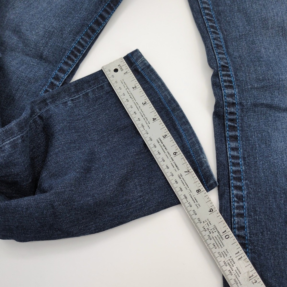 True Religion Jeans Women 26 Boot Cut Low Rise Dark Wash Stretch Denim USA 26x30 - Picture 6 of 10
